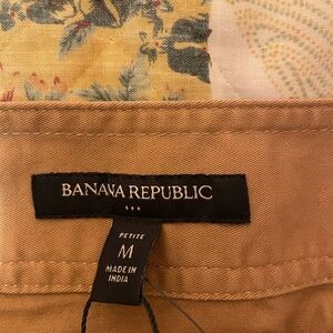 Banana Republic Petite Mini Skirt in Tan